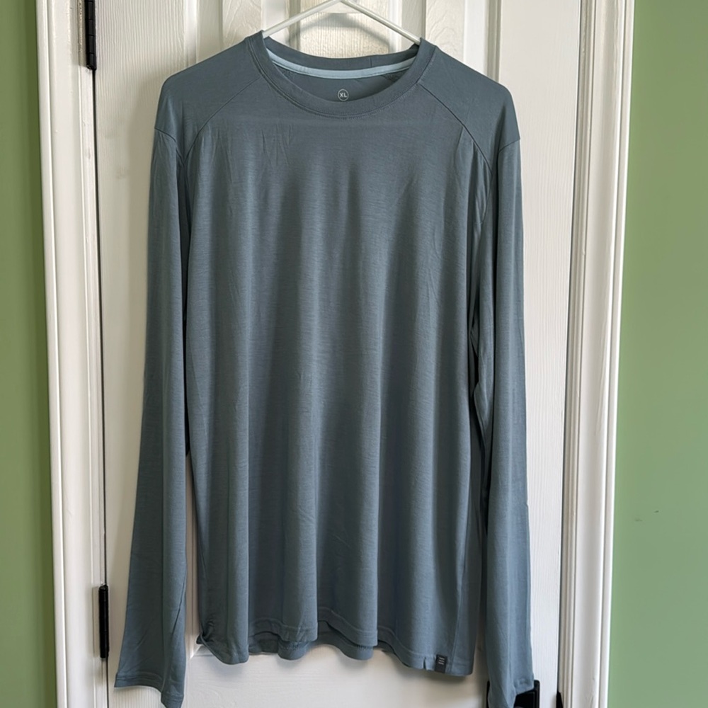 Mens Free Fly Long Sleeve Bamboo T-shirt XL